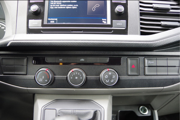Volkswagen Transporter 2.0 TDI L2 3-ZITS, AUT. LED, CAMERA, CRUISE, CARPLAY, BUMPERS IN KLEUR