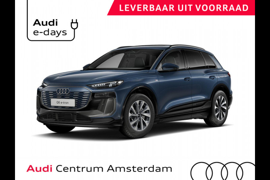 Audi Q6 e-tron Advanced edition 83Kwh 252 pk SUV | Tech pakket plus | Glazen panoramadak | Sportstoelen | Frunk |