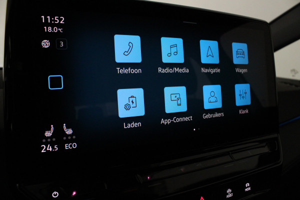 Volkswagen ID.3 Pro 58 kWh 18 inch/all season banden/Adapt.cruise/Grenadilla Black Metallic