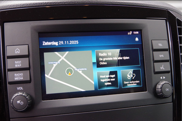 Mercedes-Benz Vito 119 CDI L2 3-ZITS, AUT. LED, ADAPT. CRUISE, STOELVERWARMING, CAMERA, CLIMA, NAVI, PARKEERSENSOREN