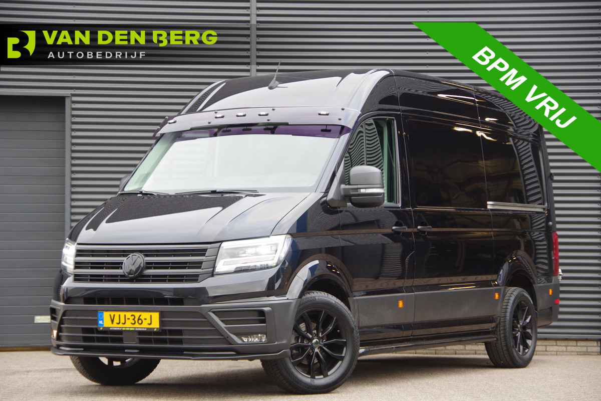 Volkswagen Crafter 35 2.0 TDI L3H3 177PK AUT. 2X SCHUIFDEUR, LED, LEDER, TREKHAAK, ZONNEKLEP LED, CAMERA, CRUISE, NAVI, AIRCO