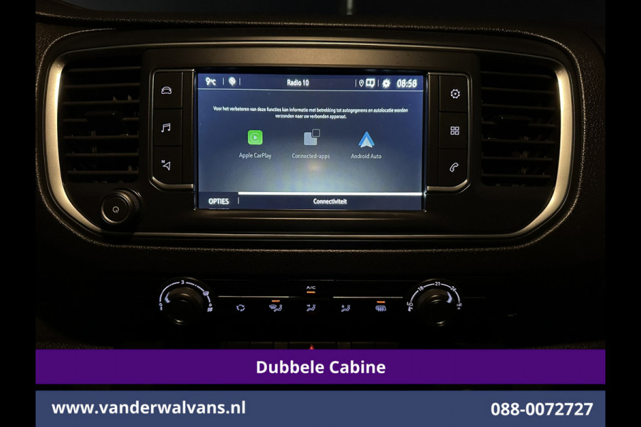 Opel Vivaro 2.0CDTI 145pk L3H1 Dubbele Cabine Euro6 Airco | 6-Zits | Navigatie | 2500kg Trekhaak | Apple Carplay Android Auto, Cruisecontrol, Parkeersensoren