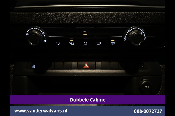 Opel Vivaro 2.0CDTI 145pk L3H1 Dubbele Cabine Euro6 Airco | 6-Zits | Navigatie | 2500kg Trekhaak | Apple Carplay Android Auto, Cruisecontrol, Parkeersensoren