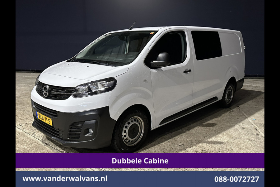 Opel Vivaro 2.0CDTI 145pk L3H1 Dubbele Cabine Euro6 Airco | 6-Zits | Navigatie | 2500kg Trekhaak | Apple Carplay Android Auto, Cruisecontrol, Parkeersensoren
