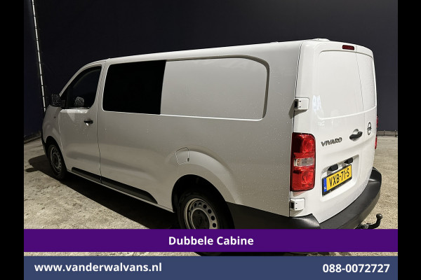 Opel Vivaro 2.0CDTI 145pk L3H1 Dubbele Cabine Euro6 Airco | 6-Zits | Navigatie | 2500kg Trekhaak | Apple Carplay Android Auto, Cruisecontrol, Parkeersensoren