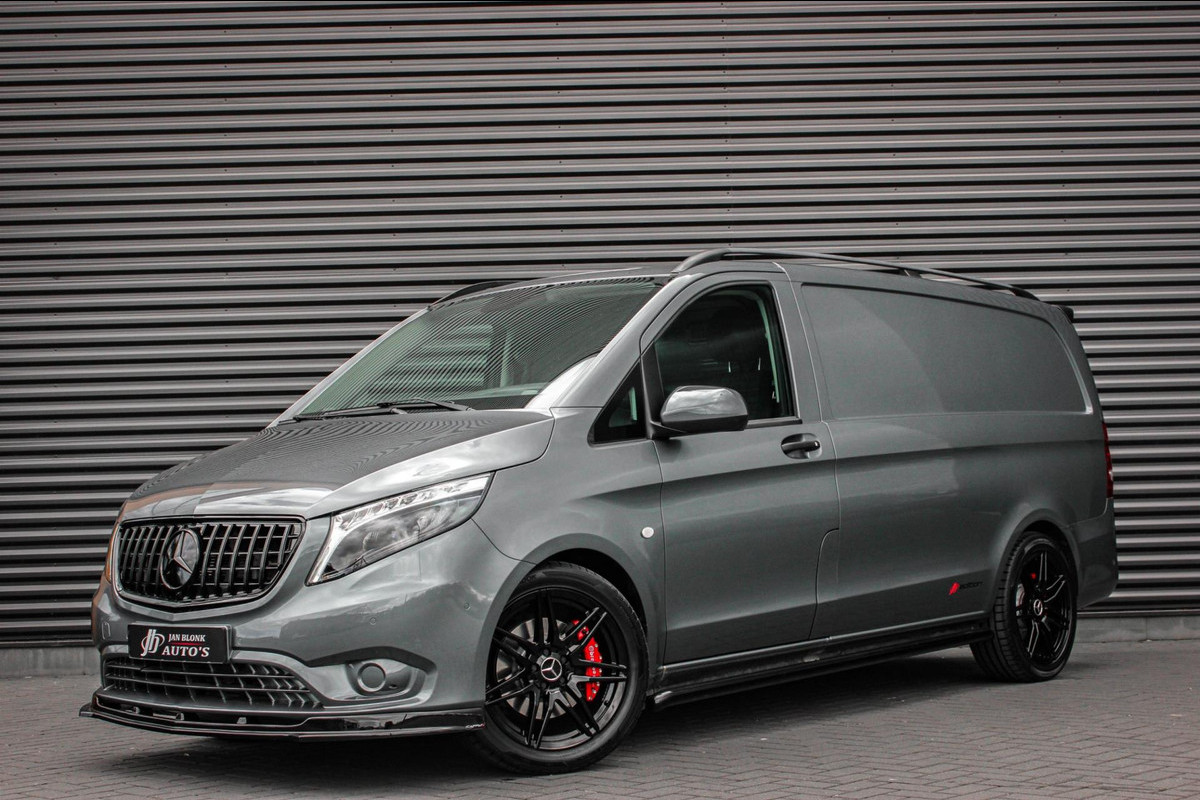 Mercedes-Benz Vito 215PK JB-EDITION FULL BLACK / AMG / SPOILER / VERLAGINGSVEREN / NAVIGATIE / CLIMATE CONTROL / TREKHAAK / CRUISE