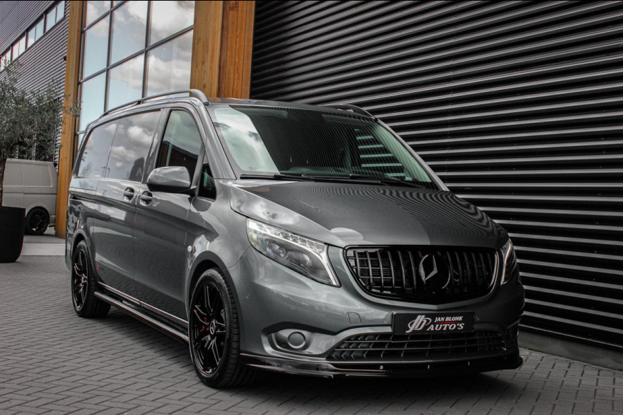 Mercedes-Benz Vito 215PK JB-EDITION FULL BLACK / AMG / SPOILER / VERLAGINGSVEREN / NAVIGATIE / CLIMATE CONTROL / TREKHAAK / CRUISE