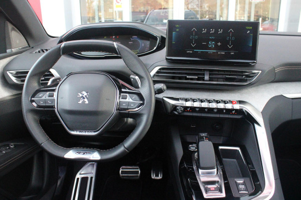 Peugeot 3008 1.6 HYbrid 225PK GT PACK BUSINESS | AFNEEMBARE TREKHAAK | PANORAMISCH SCHUIF/KANTEL DAK | ELEKTRISCH BEDIENBARE BESTUURDERSSTOEL MET GEHEUGENFUNCTIE | FOCAL AUDIO SYSTEM | ELEKTRISCH BEDIENARE ACHTERKLEP | KEYLESS ENTRY/START | 360° CAMERA | 19" LICHTMETALEN VELGEN | BLACK PACK | STOEL VERWARMING | MASSAGE STOEL | FULL LED KOPLAMPEN | APPLE CARPLAY/ANDROID AUTO |