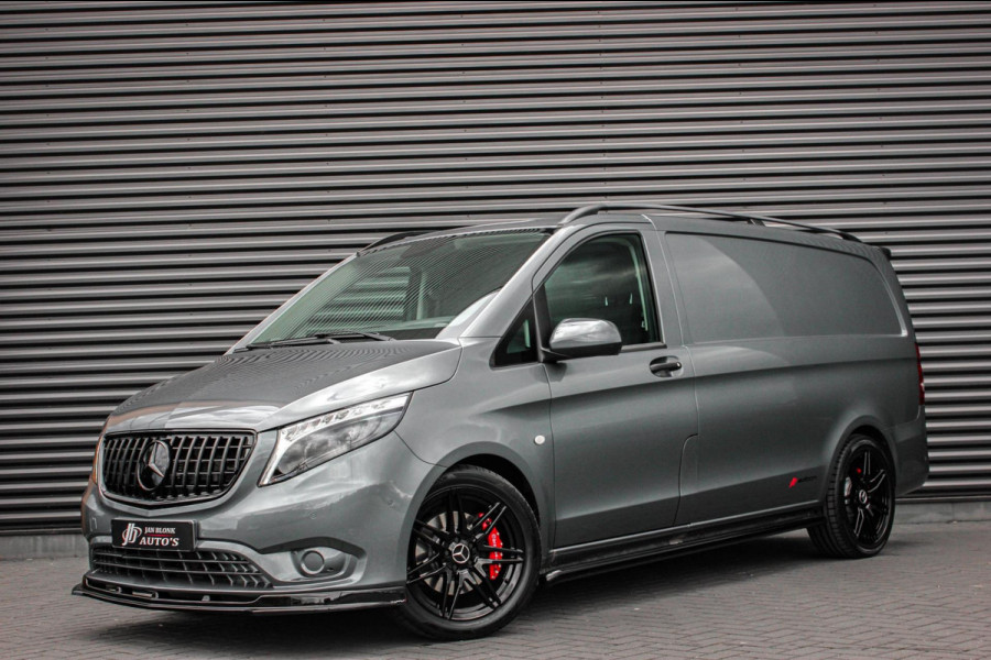 Mercedes-Benz Vito 215PK JB- EDITION FULL BLACK / AMG / SPOILER / VERLAGINGSVEREN / NAVIGATIE / CLIMATE CONTROL / TREKHAAK / CRUIS