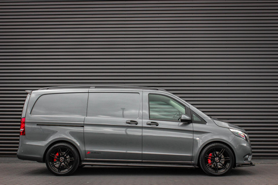 Mercedes-Benz Vito 215PK JB- EDITION FULL BLACK / AMG / SPOILER / VERLAGINGSVEREN / NAVIGATIE / CLIMATE CONTROL / TREKHAAK / CRUIS
