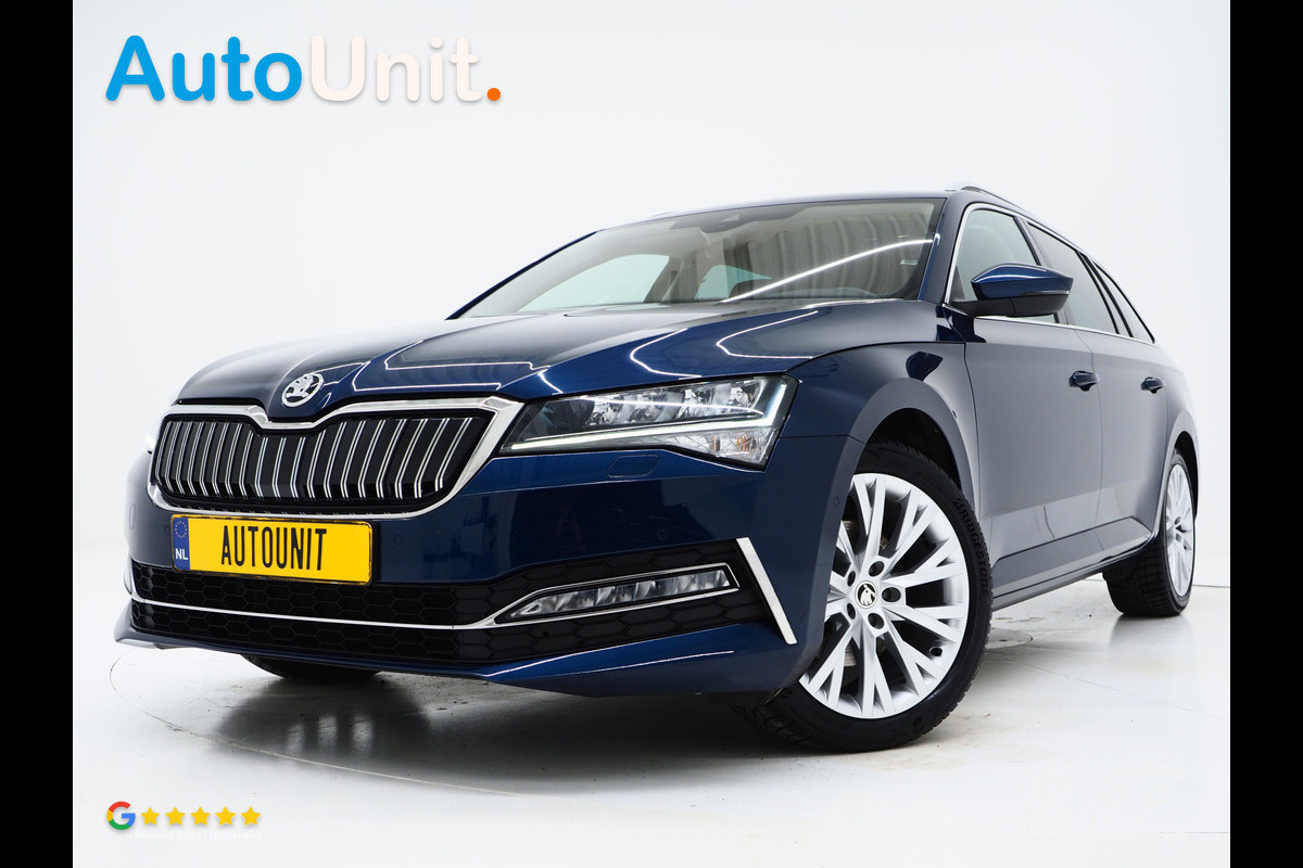 Škoda Superb Combi 1.4 TSI iV 218PK Style | Leder | Trekhaak | Adaptive Cruise | Virtual | Keyless | Memory | Carplay