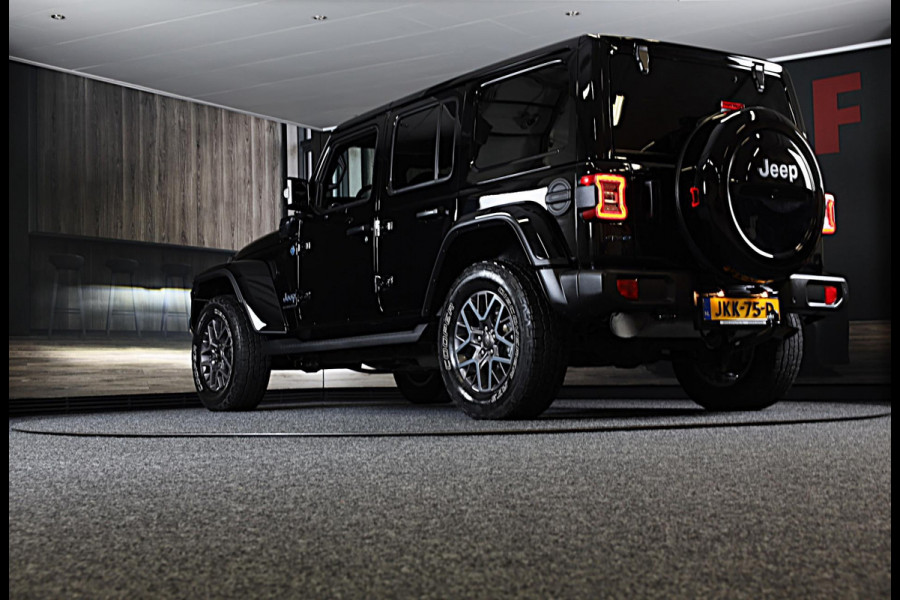 Jeep Wrangler UNLIMITED 4xe 380 80th Anniversary / Acc / 360 Camera / Leder / Navi / Dode Hoek / Trekhaak / Led / Pdc / 18 Inch