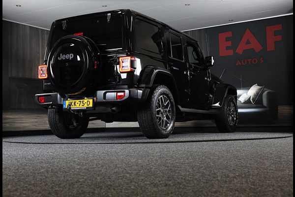 Jeep Wrangler UNLIMITED 4xe 380 80th Anniversary / Acc / 360 Camera / Leder / Navi / Dode Hoek / Trekhaak / Led / Pdc / 18 Inch