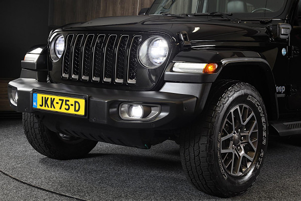 Jeep Wrangler UNLIMITED 4xe 380 80th Anniversary / Acc / 360 Camera / Leder / Navi / Dode Hoek / Trekhaak / Led / Pdc / 18 Inch