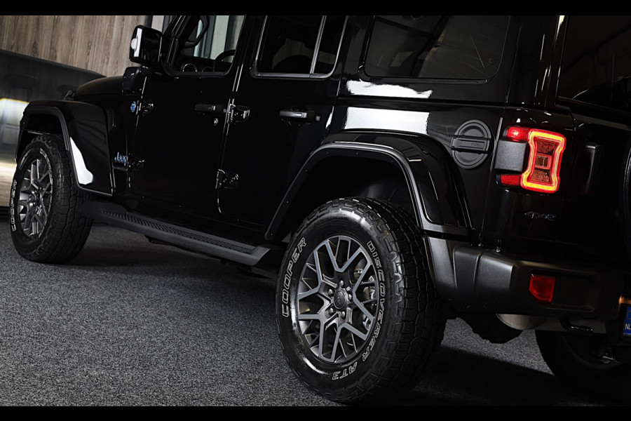 Jeep Wrangler UNLIMITED 4xe 380 80th Anniversary / Acc / 360 Camera / Leder / Navi / Dode Hoek / Trekhaak / Led / Pdc / 18 Inch