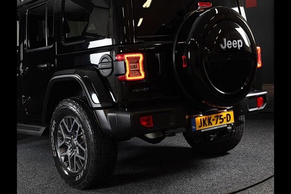 Jeep Wrangler UNLIMITED 4xe 380 80th Anniversary / Acc / 360 Camera / Leder / Navi / Dode Hoek / Trekhaak / Led / Pdc / 18 Inch