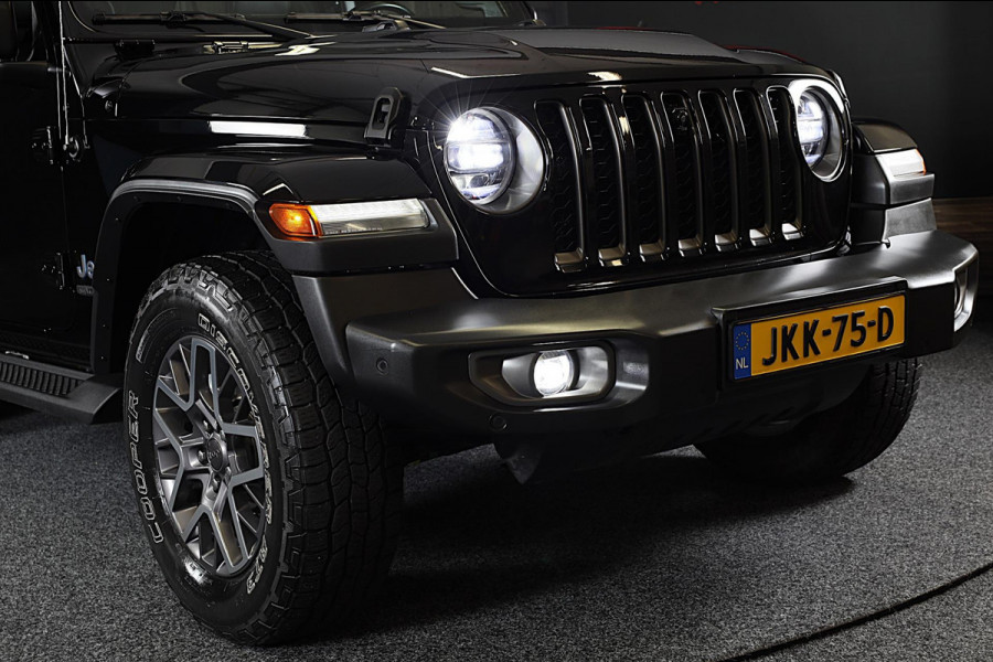 Jeep Wrangler UNLIMITED 4xe 380 80th Anniversary / Acc / 360 Camera / Leder / Navi / Dode Hoek / Trekhaak / Led / Pdc / 18 Inch