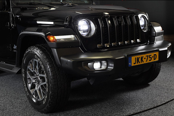 Jeep Wrangler UNLIMITED 4xe 380 80th Anniversary / Acc / 360 Camera / Leder / Navi / Dode Hoek / Trekhaak / Led / Pdc / 18 Inch