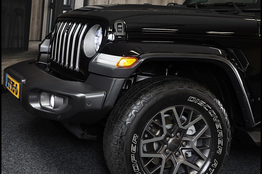 Jeep Wrangler UNLIMITED 4xe 380 80th Anniversary / Acc / 360 Camera / Leder / Navi / Dode Hoek / Trekhaak / Led / Pdc / 18 Inch