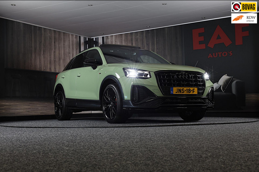 Audi Q2 35 TFSI Edition ONE / AUT / ACC / Open Panoramadak / Virtual Cockpit / Lane Assist / Leder / Navi / Camera / Led / 19 Inch