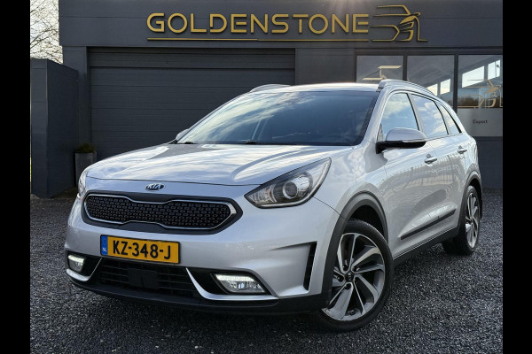 Kia Niro 1.6 GDi Hybrid SportsLine 2e Eigenaar,Camera,Navi,Leder,Clima,Cruise,Stoelverw.Stuurverw.Stoelventilatie,Pdc,Lm velgen,N.A.P,Nieuwe Apk bij Aflevering