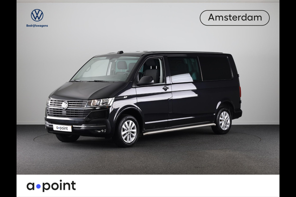 Volkswagen Transporter 2.0 TDI L2H1 30 DC Highline 150 PK DSG | Verlengde garantie | Navigatie | Trekhaak | Luxe dubbelcabine |