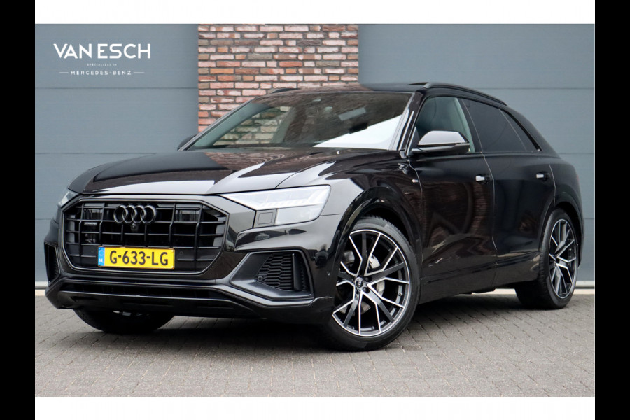 Audi Q8 50 TDI quattro S-Line | Luchtvering | S-Sportstoelen | Stoelventilatie | Bang & Olufsen | Adaptive Cruise Control | Memory | HUD | Surround Camera | Achterbank Verwarmd | Keyless |