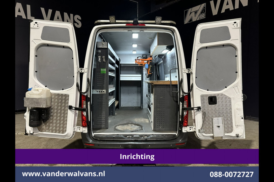 Mercedes-Benz Sprinter 316 CDI 164pk 3500kg Trekhaak L2H2 Inrichting Euro6 Airco | Trilplaatlift | Omvormer | Camera Apple Carplay, Android Auto, Cruisecontrol, Parkeersensoren