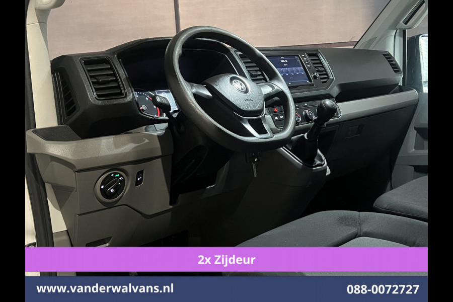 Volkswagen Crafter 2.0 TDI 140pk L4H4 L3H3 Euro6 # Airco | 2x Zijdeur | Camera | Apple Carplay android auto, bijrijdersbank, 270 gr. achterdeuren, 3000kg trekvermogen