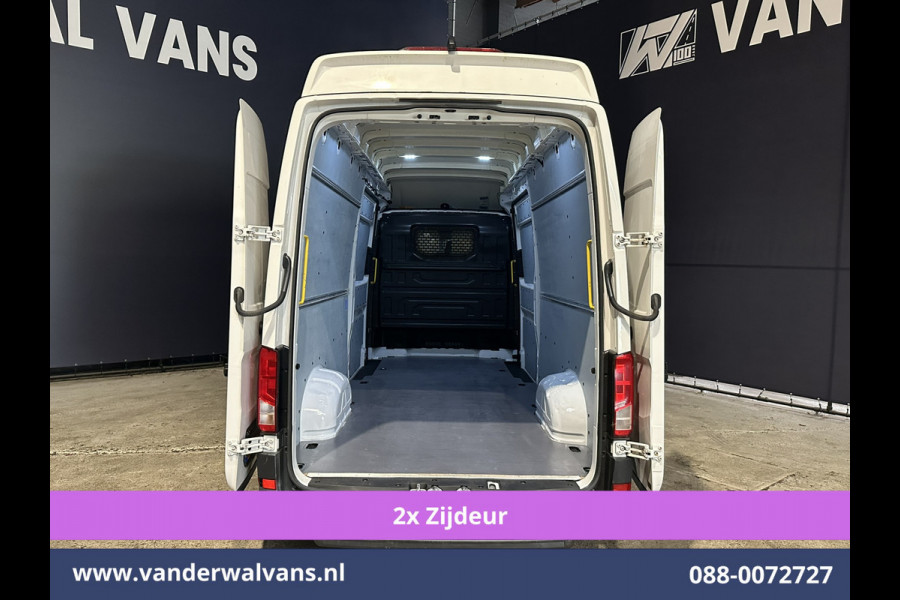 Volkswagen Crafter 2.0 TDI 140pk L4H4 L3H3 Euro6 # Airco | 2x Zijdeur | Camera | Apple Carplay android auto, bijrijdersbank, 270 gr. achterdeuren, 3000kg trekvermogen