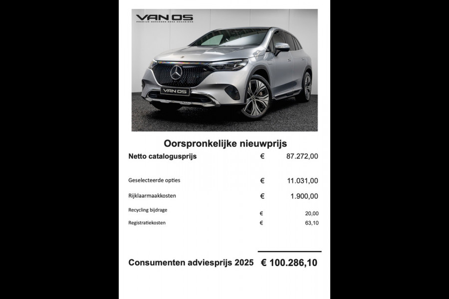Mercedes-Benz EQE SUV EQE 300 Electric Art | HUD | Winter pakket | Geventileerde stoelen