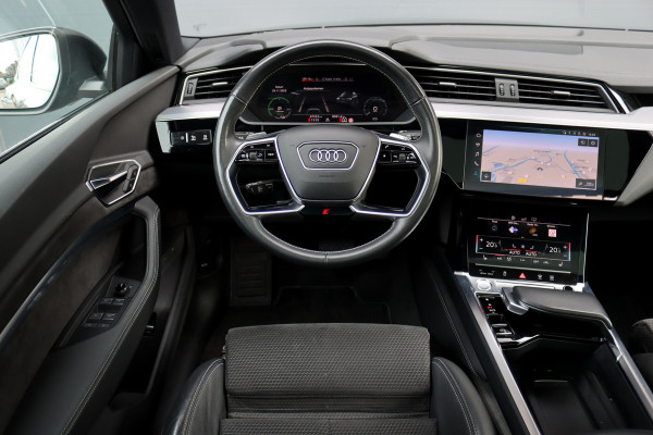 Audi e-tron Sportback 50 quattro S edition 71 kWh | Luchtvering | Panoramadak | Adaptieve Cruise Control | Camera | Memory | Matrix-LED | Stoelverwarming | Keyless Entry | Audi Sound System |