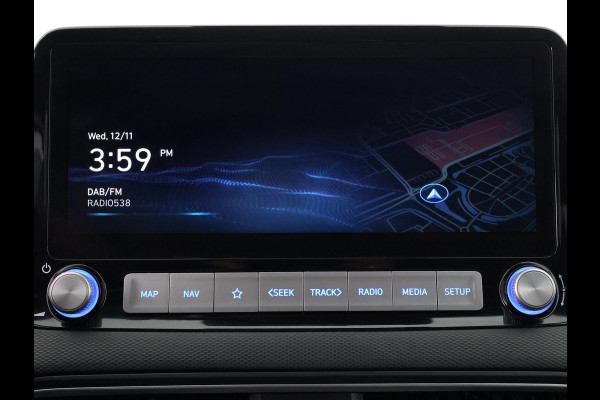 Hyundai Kona PREMIUM EV 64 KWH 1e EIG ACCU 92% GARANTIE 10-2030 BEREIK 466 KM ! LEDER. STUUR/STOEL VERWARMING.DODE HOEK DETECTIE