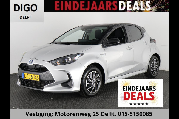 Toyota Yaris 1.5 HYBRID BI-TONE SILVERLINE AUTOMAAT CLOUD NAVI APPLE & ANDROID.CAMERA.TOYOTA GARANTIE TOT 2031 !!