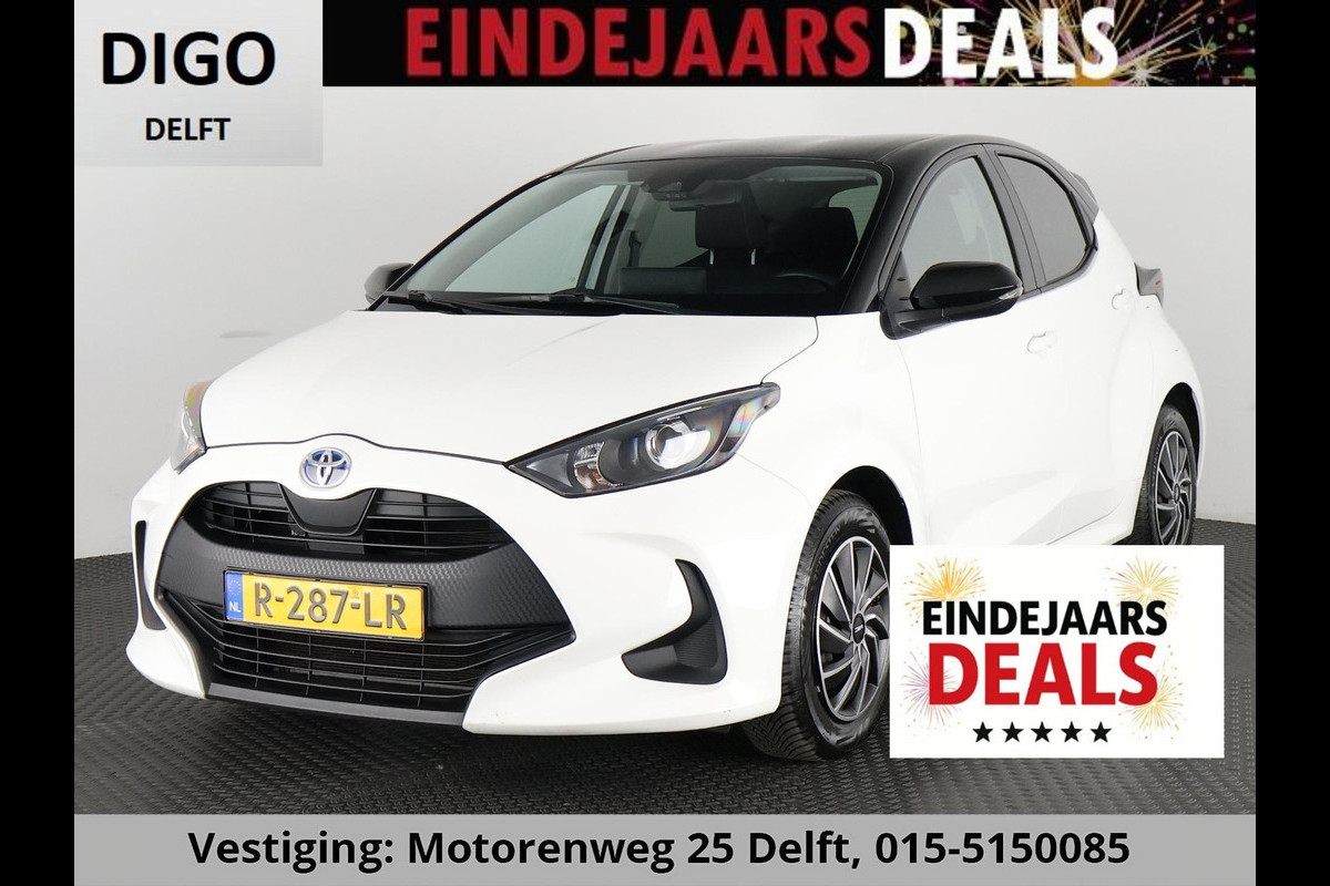 Toyota Yaris 1.5 HYB 1e EIG GARANTIE TOT 11-2032* BLACK & WHITE BIJNA 2023. CLOUD NAVI.CLIMA.CRUISE