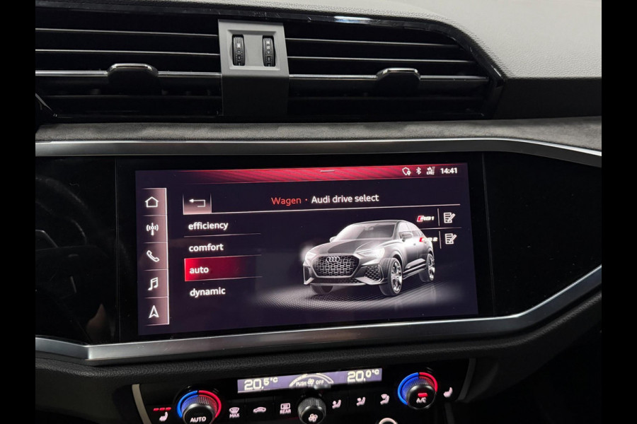 Audi RSQ3 Sportback 2.5 TFSI Quattro 400PK BTW!/MATRIX/VIRTUAL/PANO/LEER+S.VERWARMING/B&O/21"LMV/360/LINE/ACC/ECC/12 MDN GARANTIE!