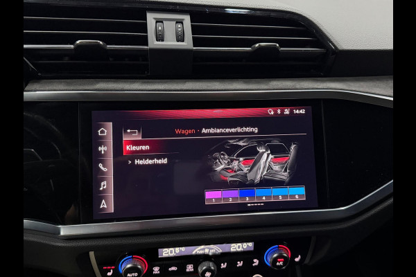 Audi RSQ3 Sportback 2.5 TFSI Quattro 400PK BTW!/MATRIX/VIRTUAL/PANO/LEER+S.VERWARMING/B&O/21"LMV/360/LINE/ACC/ECC/12 MDN GARANTIE!