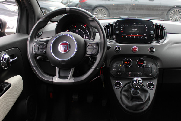 Fiat 500 1.2 Lounge / Navigatie / Parkeerhulp achter / 16'' / Half leder / Xenon / Cruise Control