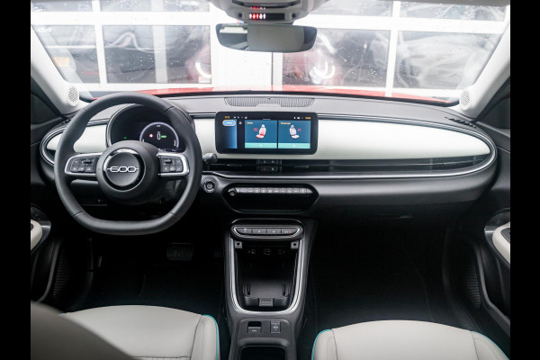 Fiat 600E La Prima 54 kWh | 17% Bijtelling | Carplay | Elek. Stoel | Stoelverwarming | Keyless | LED | Clima
