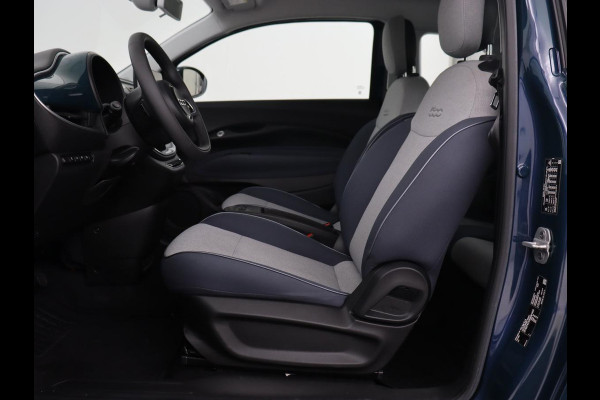 Fiat 500E Icon 42 kWh | 3 Fase | Carplay | Navigatie | Climate control | Parkeerhulp | Cruise control | DAB | Digital Cockpit | Keyless Start | Bluetooth