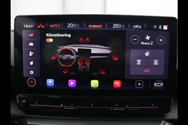 CUPRA Leon 1.4 eHybrid | Stoelverwarming | Carplay | Camera | Navigatie | Sfeerverlichting | Stuurverwarming | Keyless | Adaptive cruise | Sportstoelen | Climate control | Park Assist | PHEV | Plug In