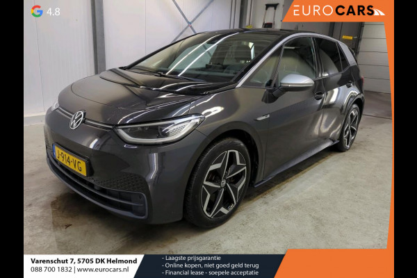 Volkswagen ID.3 First Plus 58 kWh Airco ECC Navi Carplay PDC VA+ Camera Adaptive Cruise Control 19" LM Velgen LED Matrix