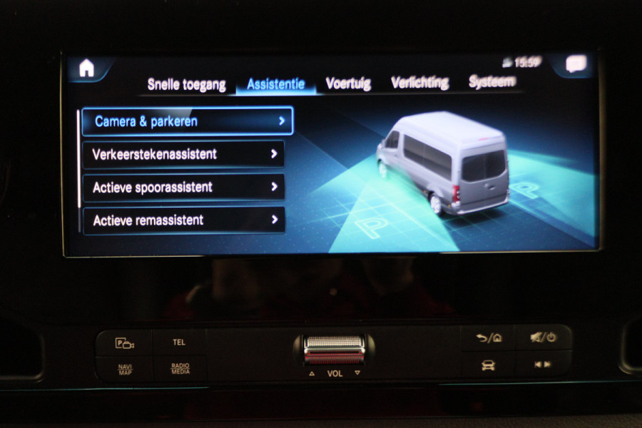 Mercedes-Benz Sprinter 317 CDI Automaat L1H1 Leer, 360° Camera, Standkachel, ACC, Climate, Apple Carplay, Trekhaak, 18''