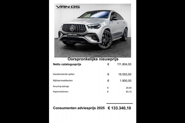 Mercedes-Benz GLE Coupé GLE 400 e 4MATIC AMG Line Premium Plus | Pano | Leder | Memory | Burmester