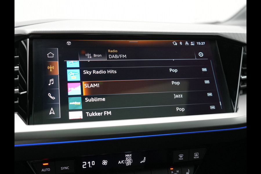 Audi Q4 e-tron 50 quattro S Line 77 kWh 299pk Dealer O.H. INCL BTW | Panodak | Lederen Sportstoelen Verwarmd | Keyless | Navigatie | Cruise Control | Virtual | DAB | Taifungrau Metallic |