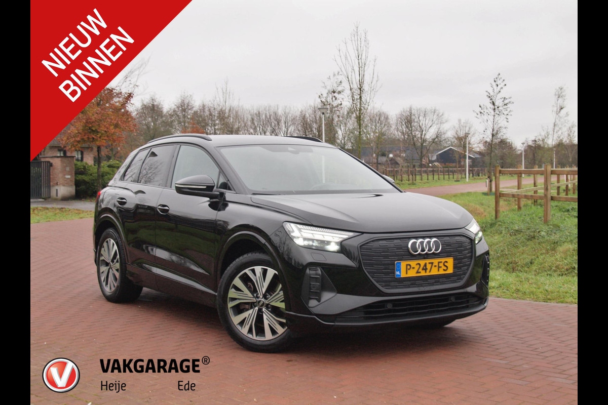 Audi Q4 e-tron 40 Launch edition Advanced 77 kWh | Black Optic | Warmtepomp | Achteruitrijcamera | NL-Auto |