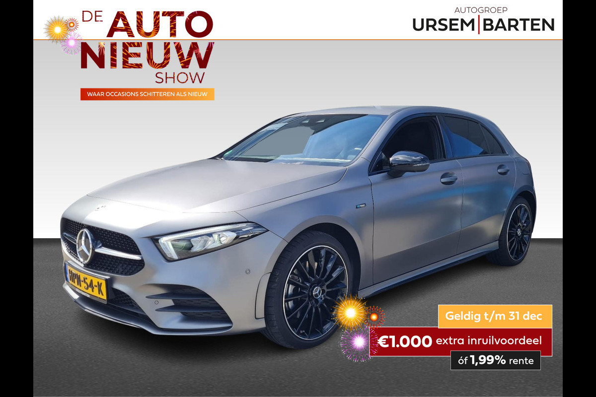 Mercedes-Benz A-Klasse 250 e Premium  | widescreen | 19"AMG velgen | sfeerverlichting | blind-spot | trekhaak |