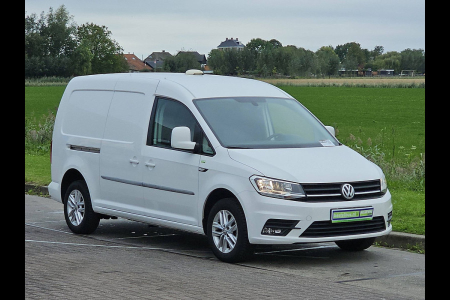 Volkswagen Caddy 2.0 TDI L2H1 Maxi 102Pk Lm-Velgen NAP Airco Euro6 1e Eigenaar Voorruitverwarming Pdc!