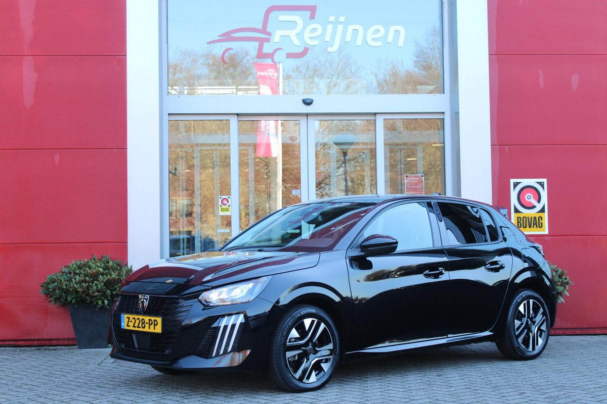 Peugeot 208 Hybrid 110PK e-DCS6 ALLURE | NAVIGATIE | DRAADLOZE APPLE CARPLAY/ANDROID AUTO | DAB+ RADIO | CLIMATE CONTROL | ADAPTIVE CRUISE CONTROL | VERKEERSBORDEN HERKENNING | ACHTERUITRIJ CAMERA | LICHTMETALEN VELGEN 16" |