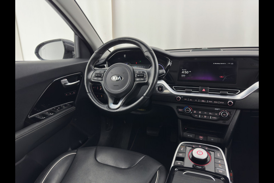 Kia e-Niro ExecutiveLine 64 kWh (3-Fase) {SOH-100%) (INCL-BTW)  Aut *HEATPUMP | LUXURY-LEATHER | FULL-LED | NAVI-FULLMAP | ADAPTIVE-CRUISE | CAMERA | MEMORY-PACK | LANE-ASSIST | KEYLESS | DIGI-COCKPIT | PRIVACY-GLASS | AMBIENT-LIGHT | 17"ALU*